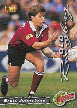1996 Futera Rugby Union #47 Brett Johnstone Front